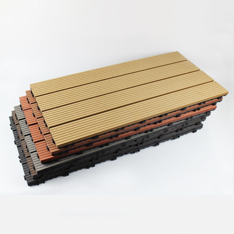 12" X 24" Deck/Patio Flooring Tiles 4-Slat Floor Board Tiles