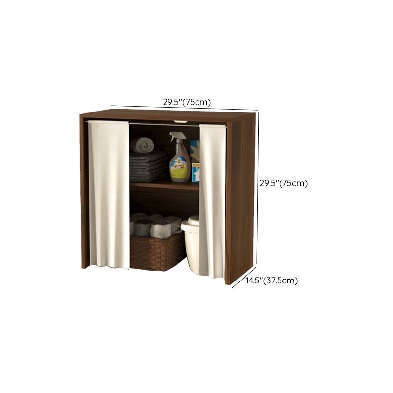 Contemporary Brown Walnut Kitchen Island Table for Dining Room