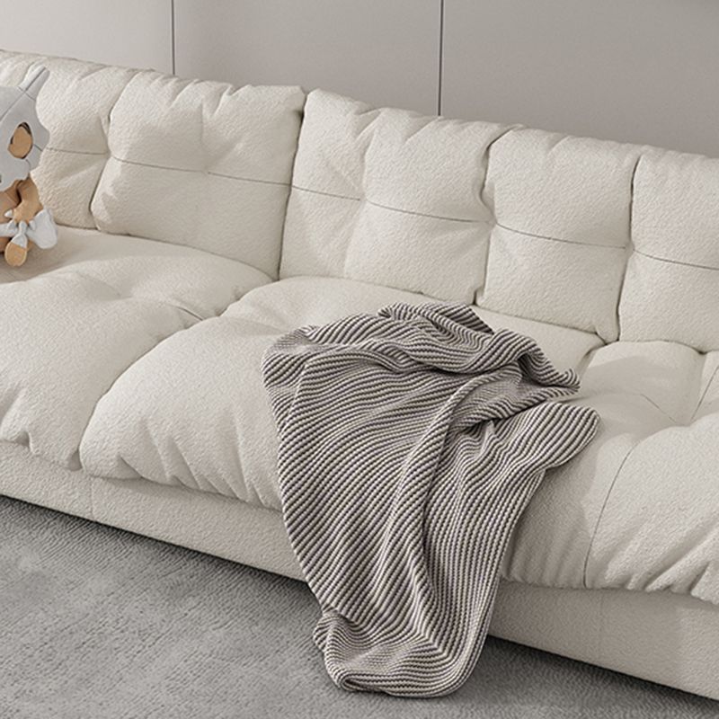 35.43" W x 30.70" H Armless Sofa Contemporary Standard Sofa with Biscuit Back