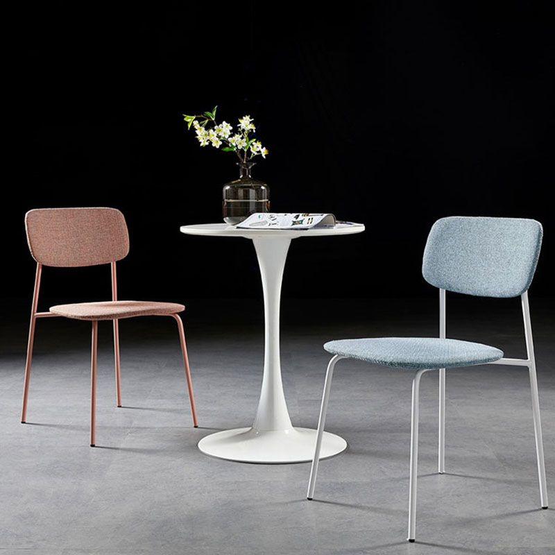 Metal de la cocina del estilo moderno que cena las sillas que cenan la silla lateral sin brazos