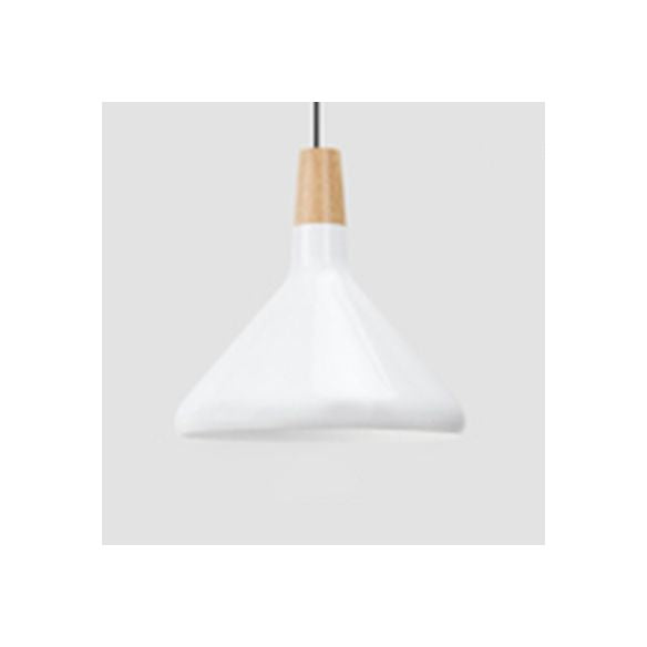 Nordic Coolie Shade Suspension Light Aluminum 7/10.5/15 Inch Wide 1 Head Pendant Light for Office Coffee Shop