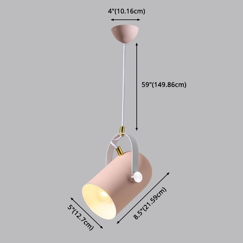 Handle Clothes Shop Hanging Light Fixture Metal Simplicity Style Pendant Light Kit