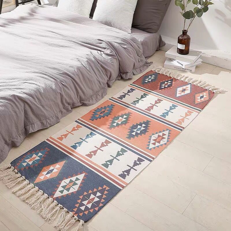 Cute Childrens Art Rug Multicolor Fairy Tale Rug Machine Washable Carpet for Kids Room