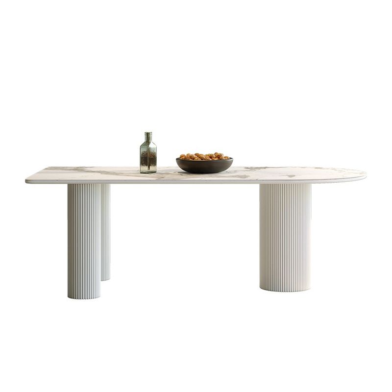 Freeform Solid Wood Dining Table Modern Furniture with Tripod Base for Home