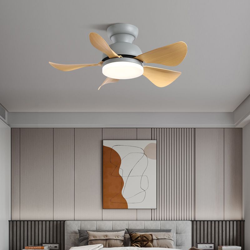1 illuminazione a ventola leggera Light a soffitto in metallo moderno per camera da letto