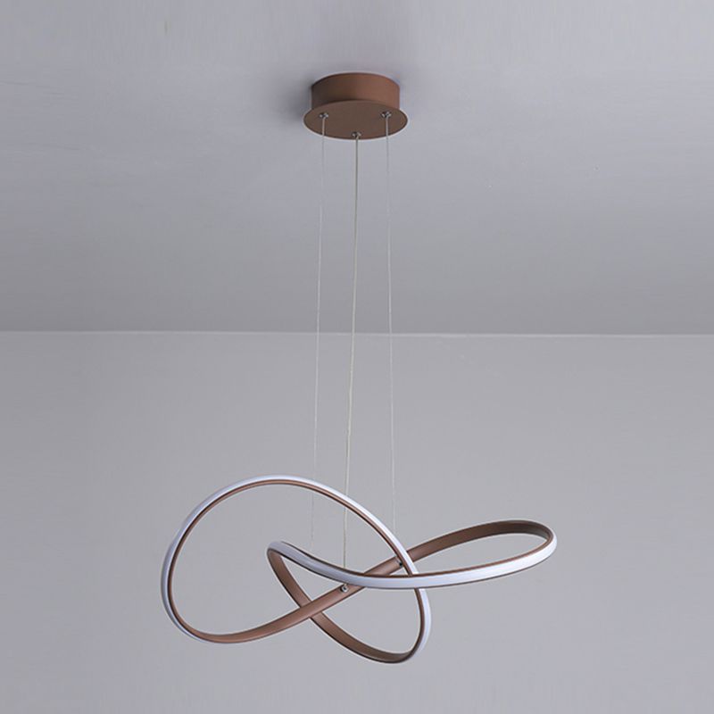 Hedendaags aluminium hanger licht lineair plafondlicht voor eetkamer
