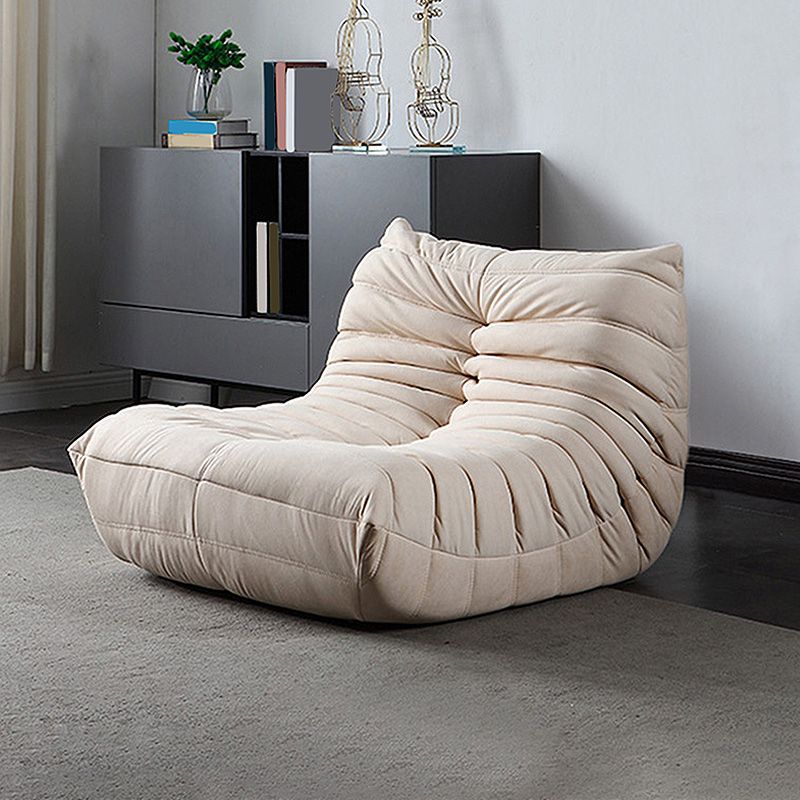 34.25"L x 40.16"W x 27.56"H Armless Sewn Pillow Back Chair,Modern Chair for Bedroom