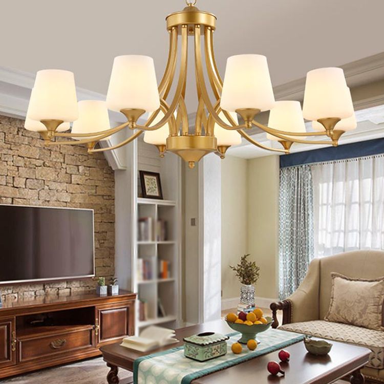 American Style Geometric Chandeliers Chandelier Lighting Fixtures Glass Pendant Lighting