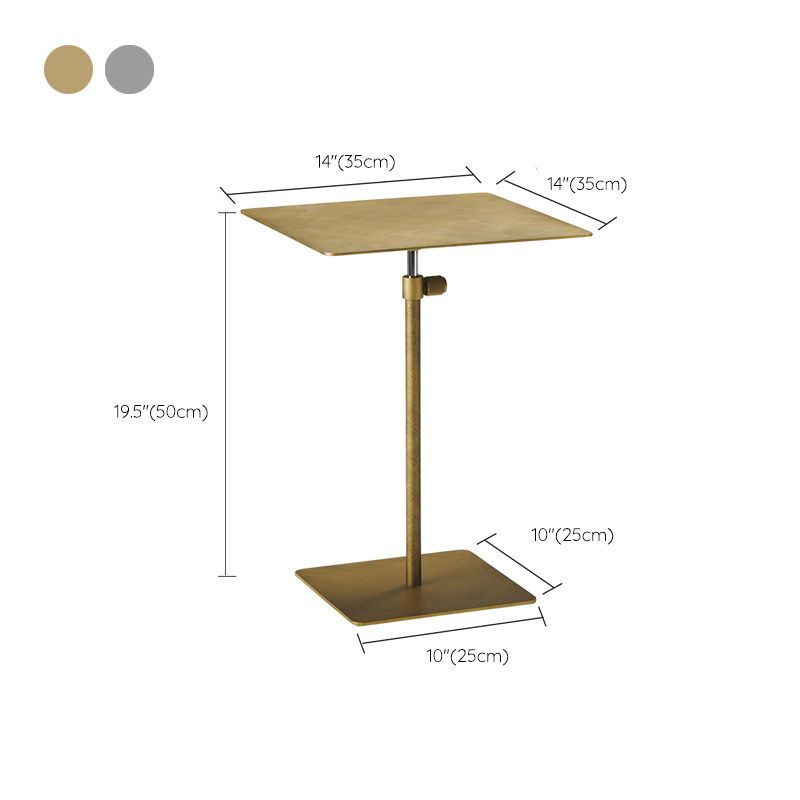 Stainless Steel Pedestal Cocktail Table Round/ Square Top Coffee Table