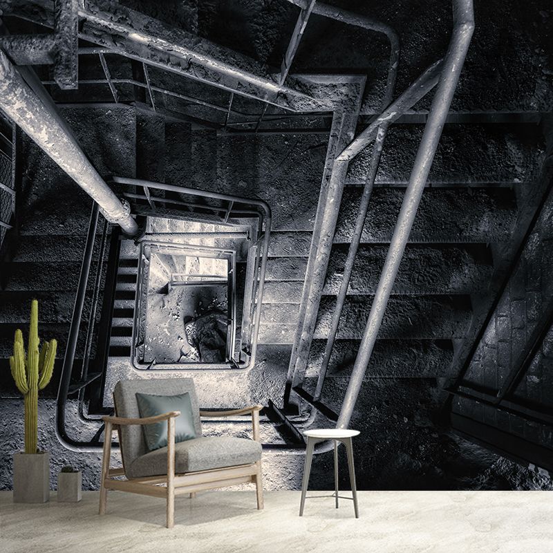 Spiral Staircase Wall Mural Decor Environment Friendly Wallpaper for Wall Decor