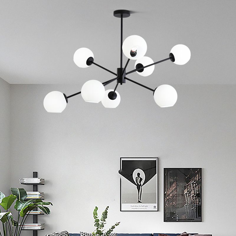 Nordisch moderne einfache leichte Luxusstil Anhänger Kronleuchter Licht für Wohnzimmer