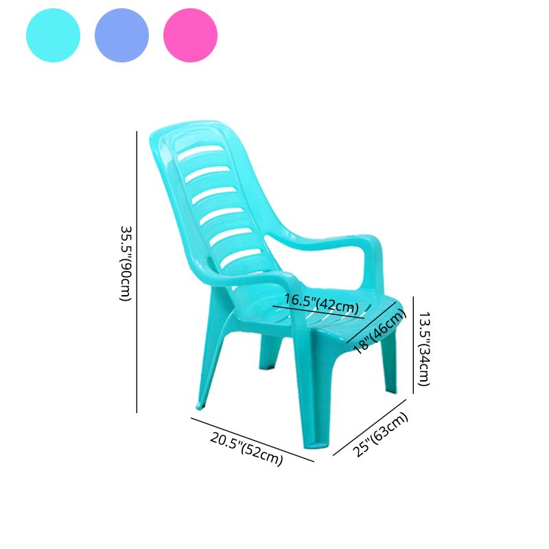 Fauteuils de salle à manger en plastique d'intérieur modernes, fauteuils de salle à manger empilables avec échelle arrière