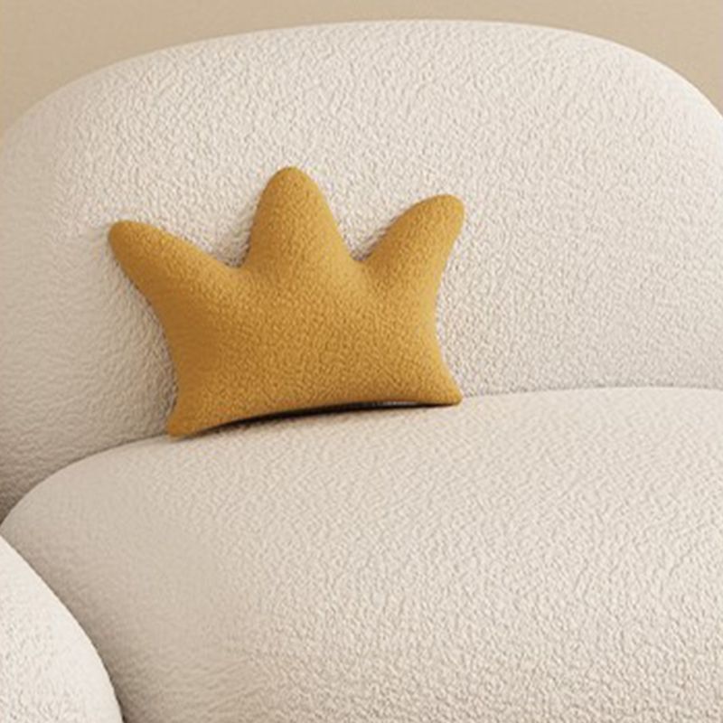 Modern Rolled Arm Sofa White Velvet Sofa for Living Room, Apartment