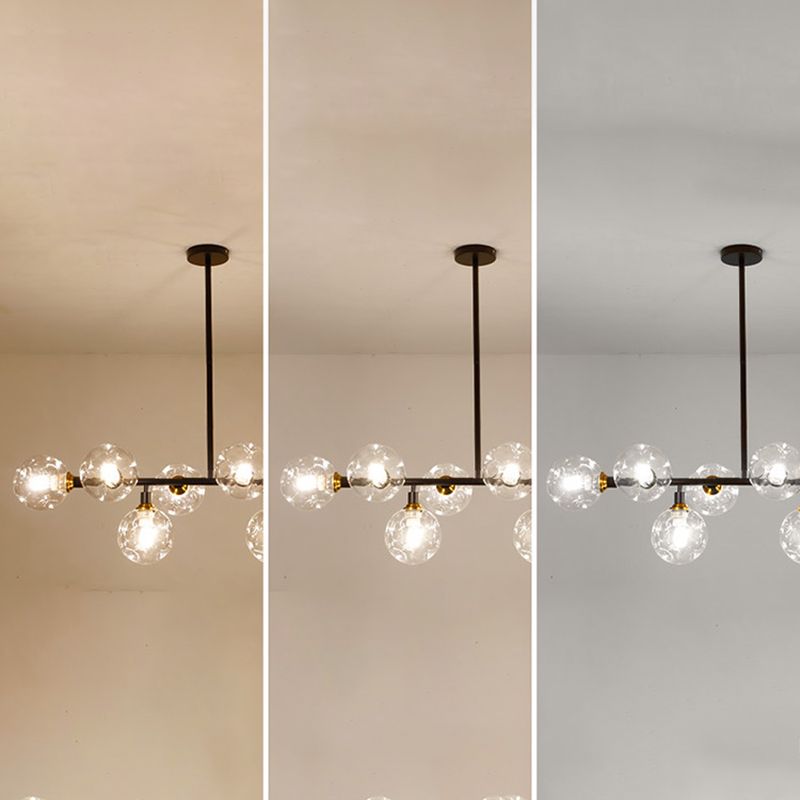 Modern Glass Pendant Lighting Nordic Island Light for Dining Room