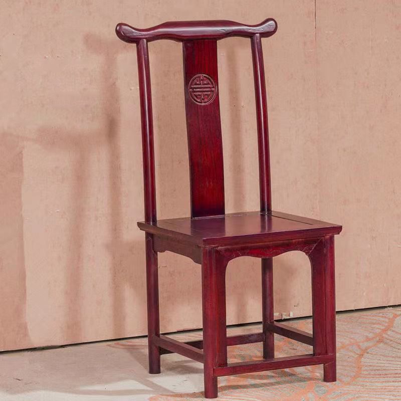 Traditional Style Solid Wood Side Chair Matte Finish Slat Back Dining Chair