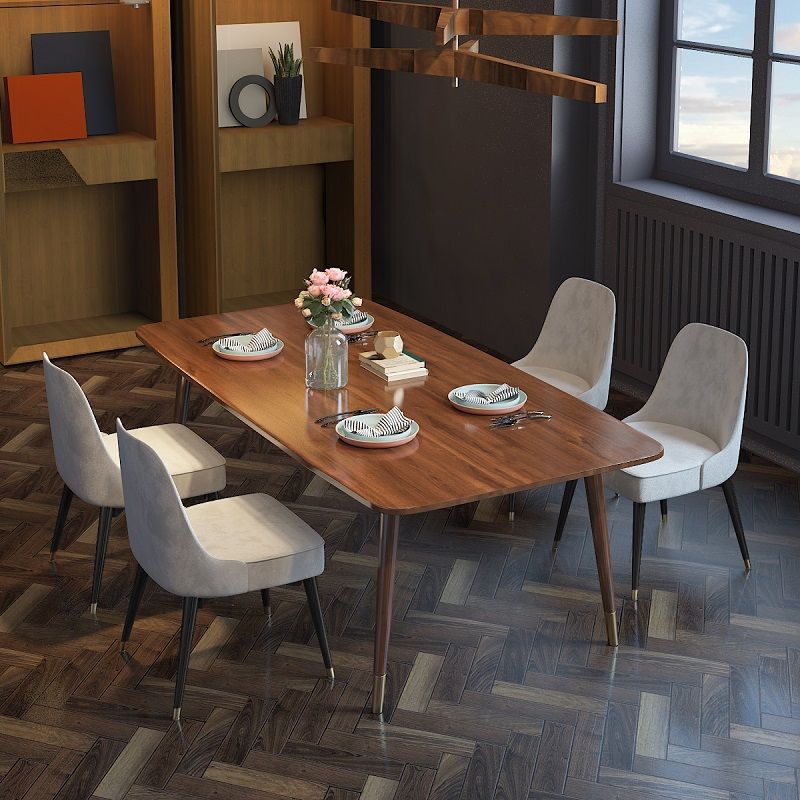 Industrial 1/2/5 Pieces Dining Set Solid Wood Dining Furniture Set /Separate Items