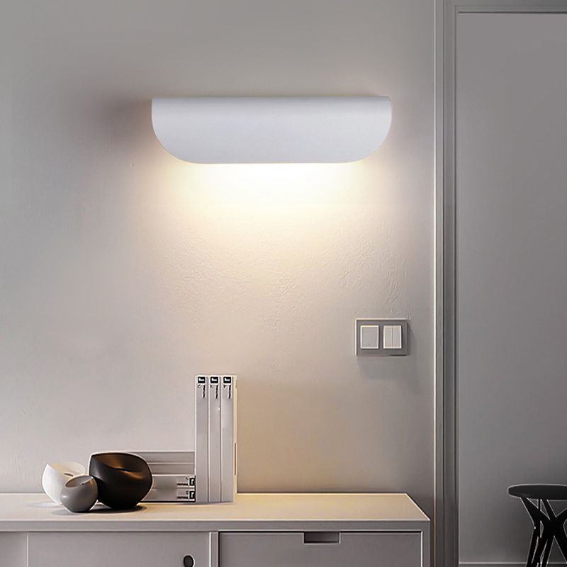 1 Light Geometric Wall Lamp Simplicity Metal Wall Mounted Light Fixture