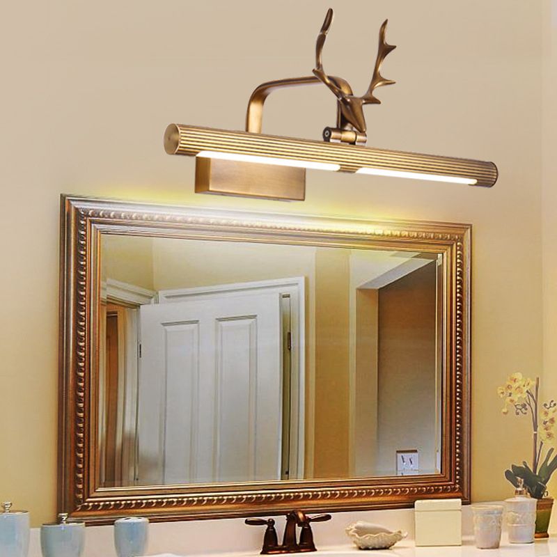 Modern Minimalist Style Linear Wall Mounted Vanity Lights Metal Vanity Lighting for Lavatory