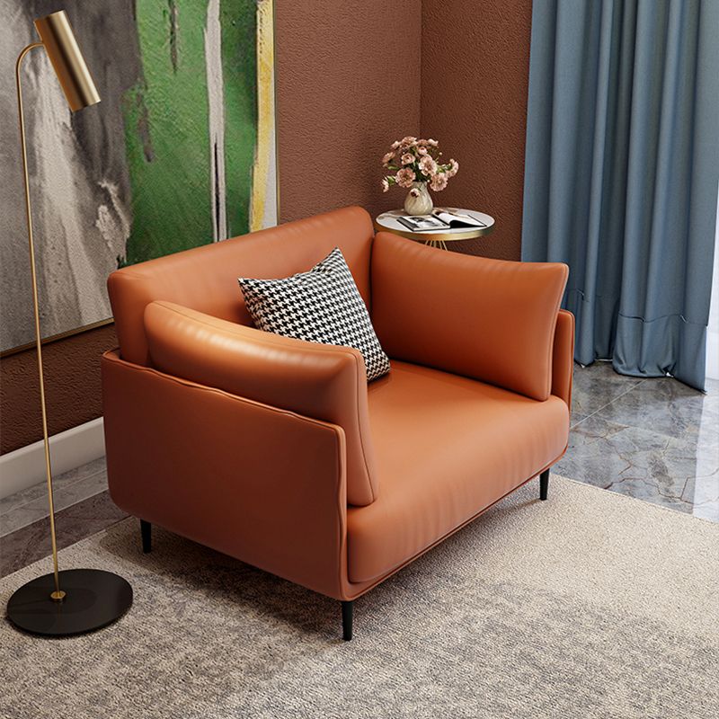 39.37"L x 33.46"W x 33.46"H Contemporary Cushion Back Pillow Top Arms Chair