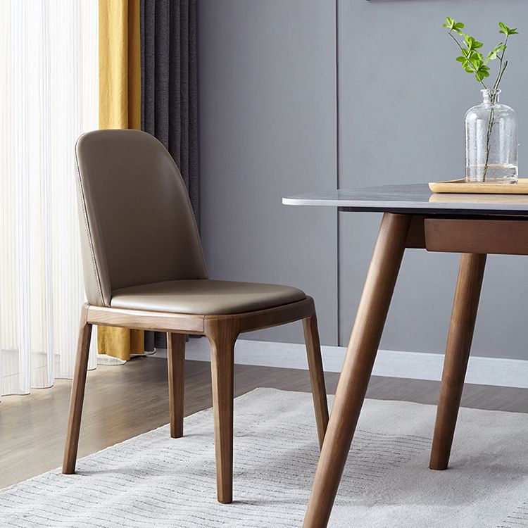 Chaise rembourrée de style contemporain de 16 po de large, chaise Parsons pour la maison