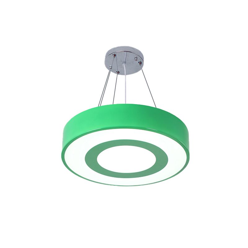 Makkaronfarbene Lollipop hängende leichte Kinder Acryl -LED -Anhänger Licht für Pflegezimmer