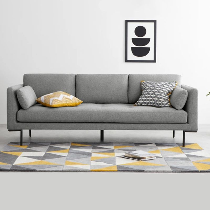 Linen 3-seater Sofa with Square Arm 82.68" Long * 34.65" Wide