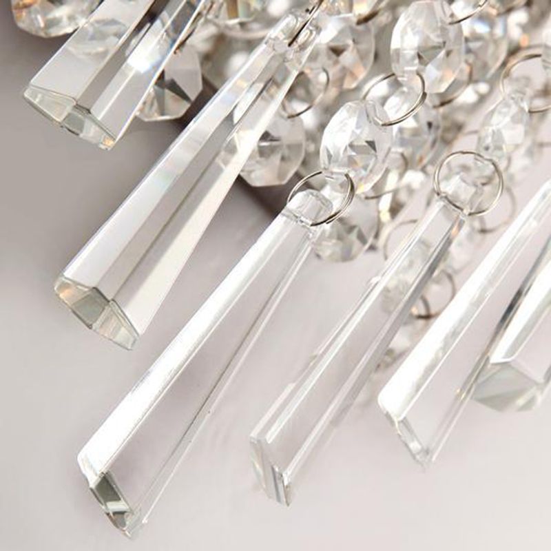 Modern Unique Shape Wall Light Sconces Crystal 1 Light Wall Lighting Fixtures