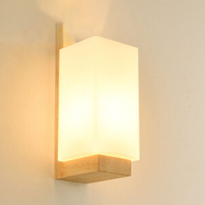 Spherical Wall Disconce Japanese Glass 1 Light Sponces con control inteligente