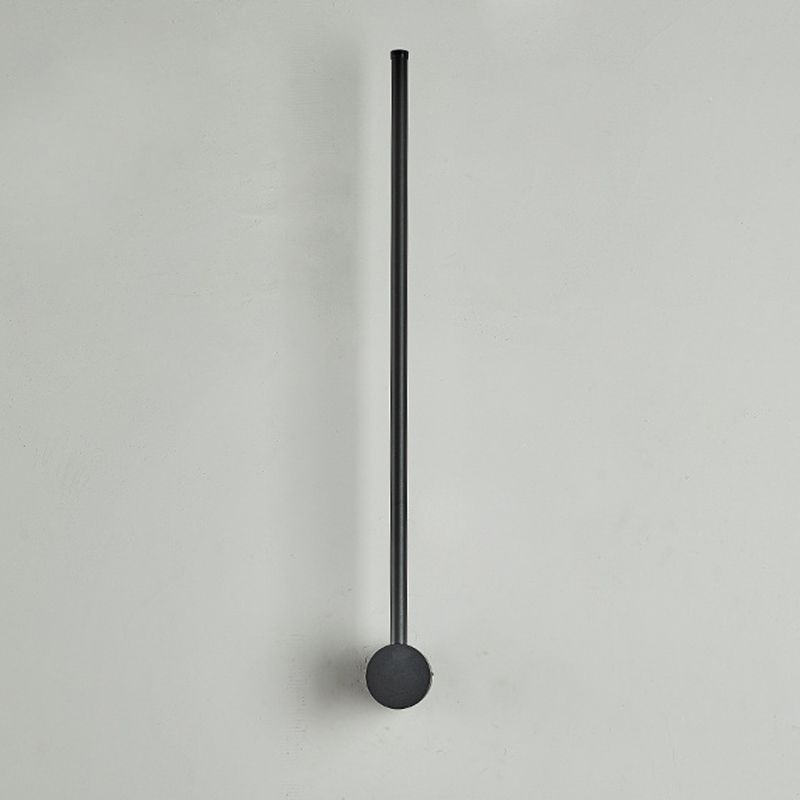 Aluminium LED Linear Wall Sconce in Modern Concise Style Wrought Iron Indoor Wall Light with Silicone Shade