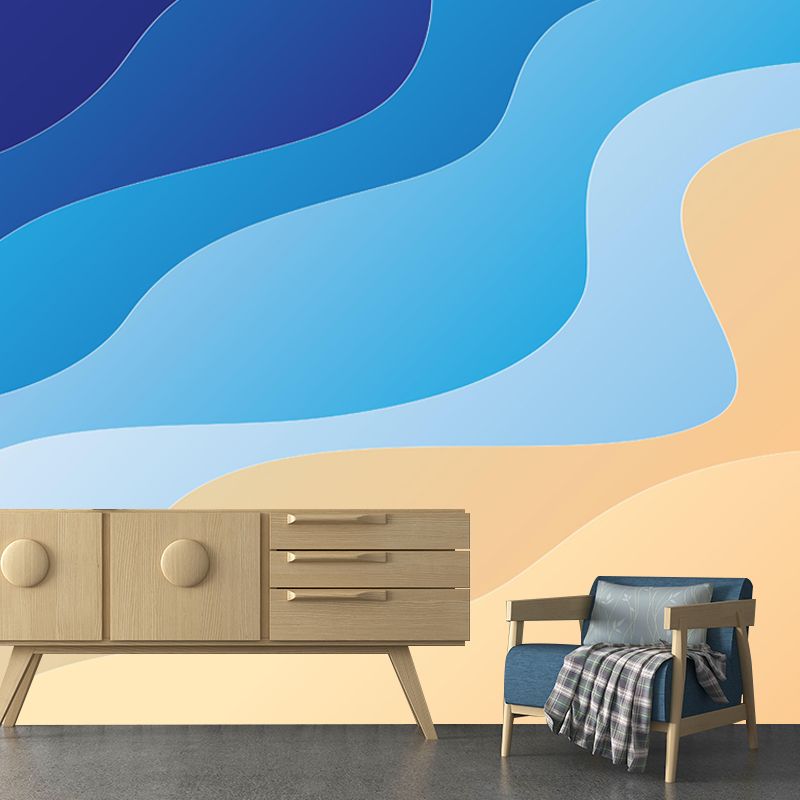 Geometry Illustration Mural Wall Decor Environment Friendly for Sitting Room