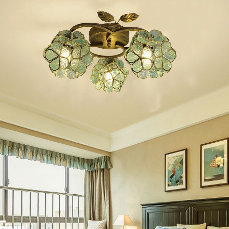 Creative Glass Flush Mount Ceiling Light Modern Flush Mount Ceiling Fixture