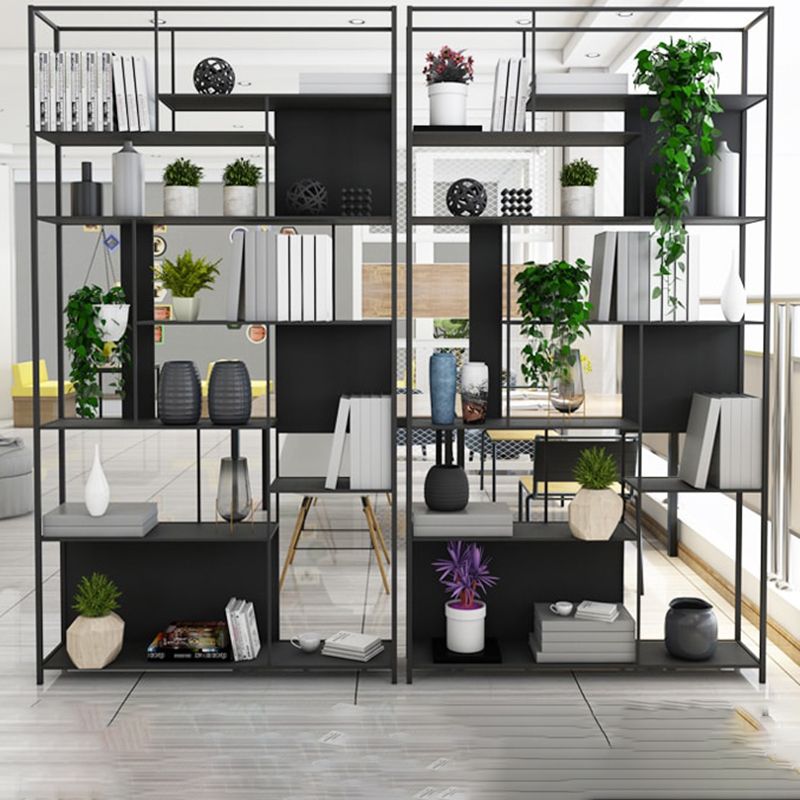 Industrial Open Rectangle Storage Bookshelf Home Office Etagere Bookcase