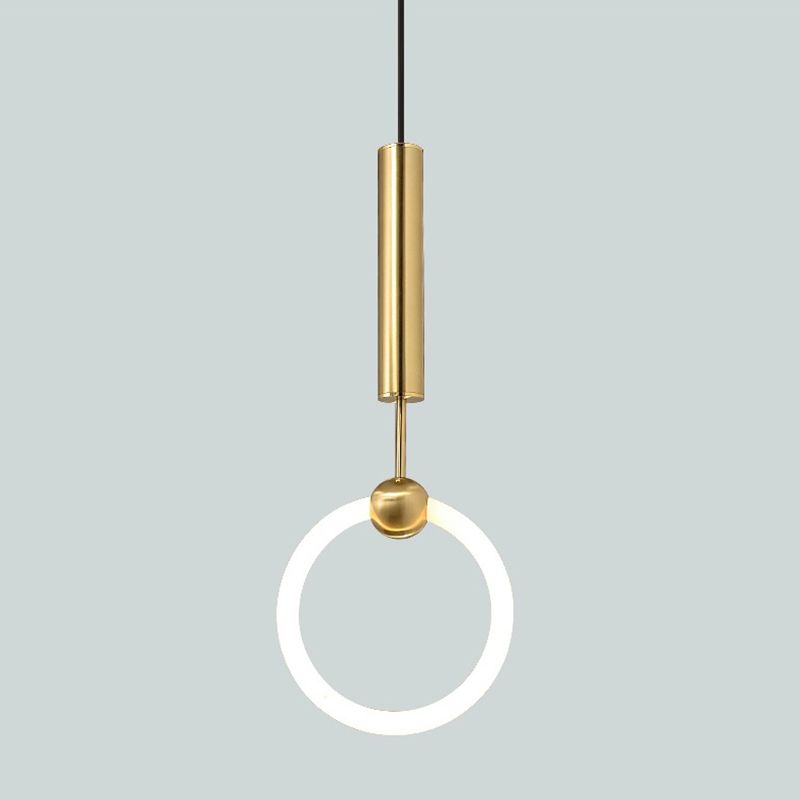 Lámpara de colgante geométrica de luz geométrica para el hogar contemporáneo para el comedor