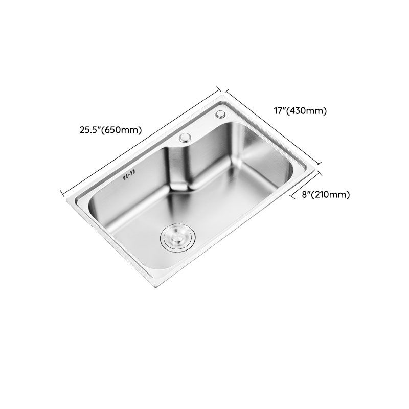 Soundproofing Stainless Steel Kitchen Sink Modern Style Stainless Steel Kitchen Sink