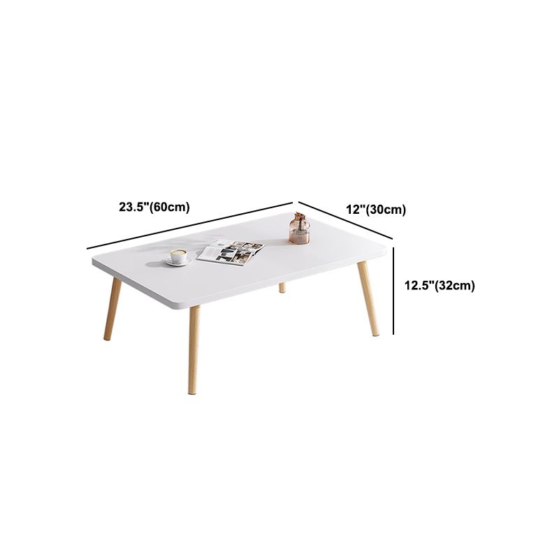 4 Legs Base Design Square/rectangular Wood-based Board Table Coffee Table