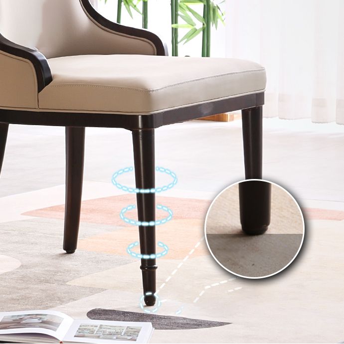 Nordic Style Side Chair Wooden Base Side Dining Chair for Living Room