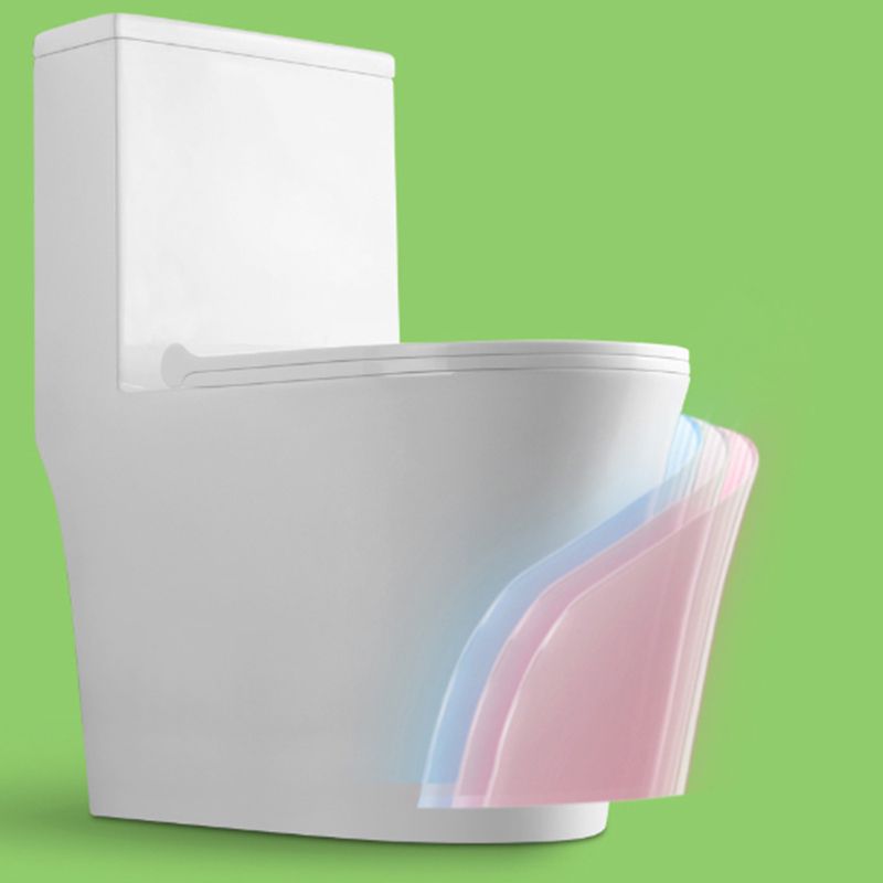 Contemporary Ceramic Flush Toilet Floor Mounted Toilet Bowl for Bathroom