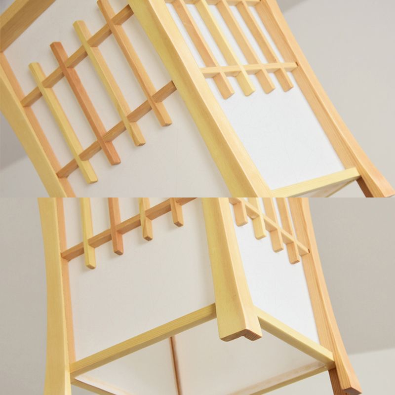 Tee Station Lodge Decke Anhänger Holz und Papier 1 Leichte japanische Stil beige hängende Licht