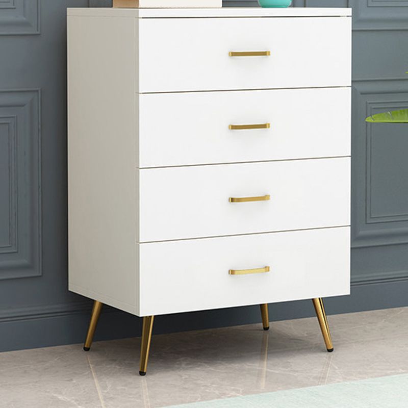 15.75" Wide Wood Accent Chest with Soft Close Drawers Scratch Resistant Chest