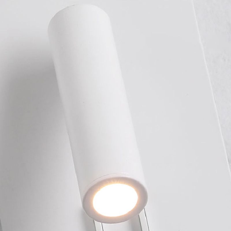Modern Metal Wall Light Geometric 2 Lights Reading Wall Sconce for Living Room