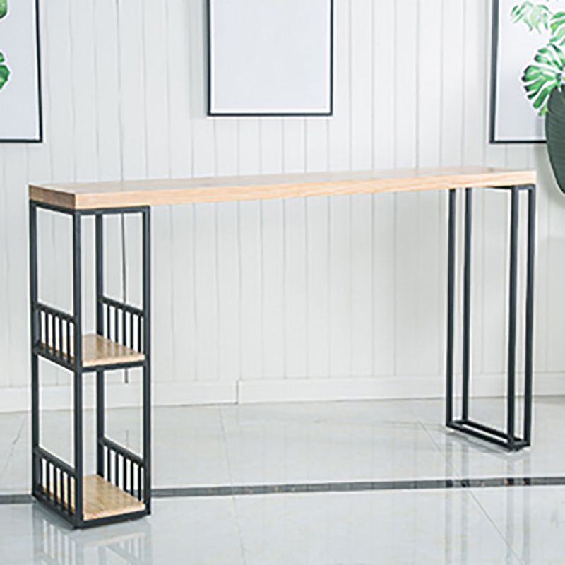 Rectangular Bar Stool and Table Set 1/2/3 Pieces Industrial Pub Table Set