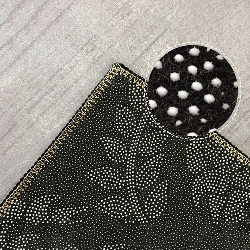 Light Pink Nordic Rug Polyester Pattern Rug Washable Rug for Home Decor