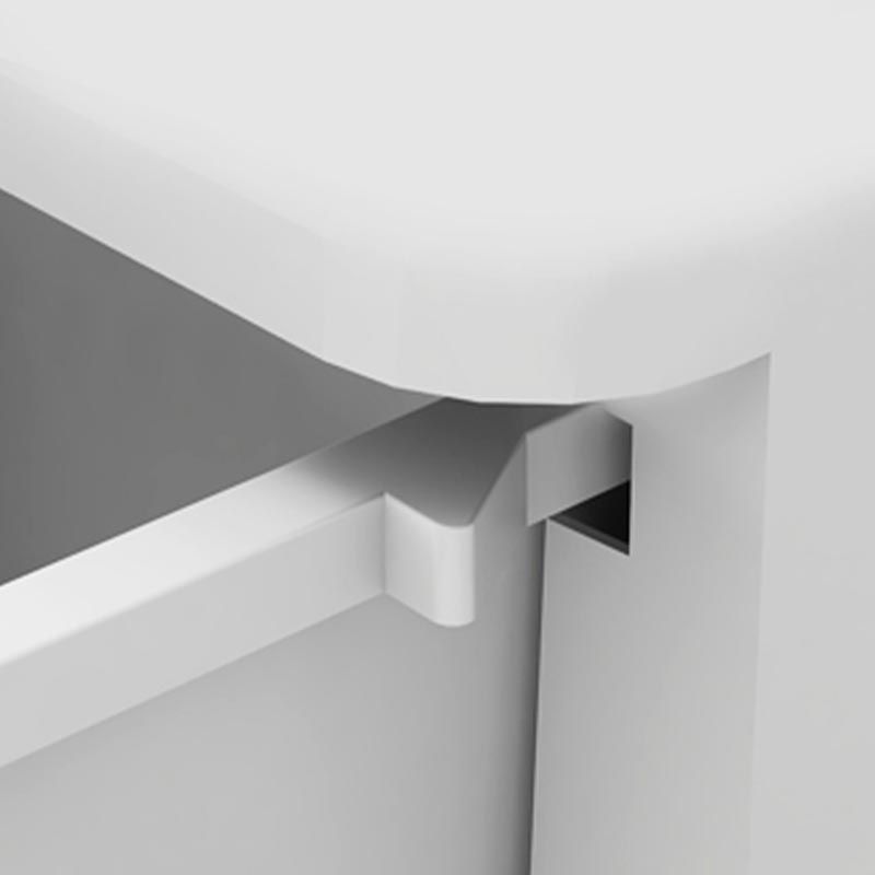 Plastic Home Non-Hanging Armoire Contemporary Style Cabinet with Drawers