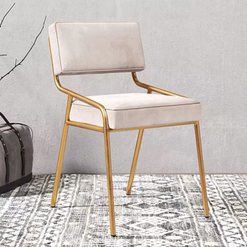 Glam Home Dining Room Chair Upholstered Armless Dining Chairs