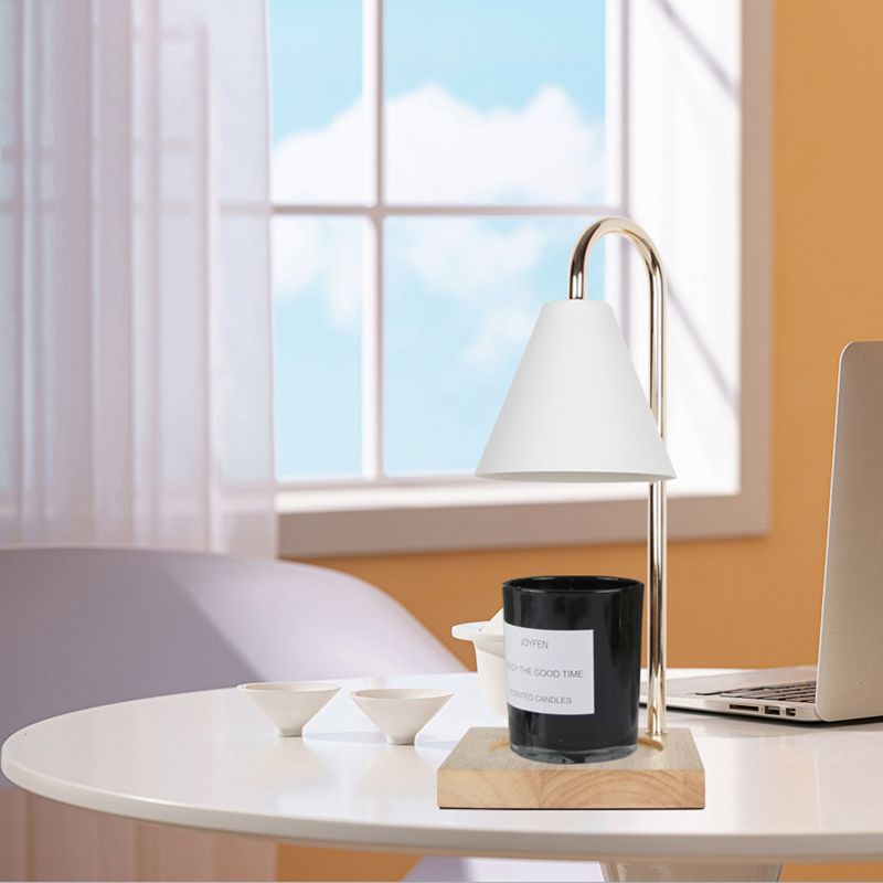 Metalen boog tafellamp moderne stijl kleurrijke single light tafel licht voor slaapkamer