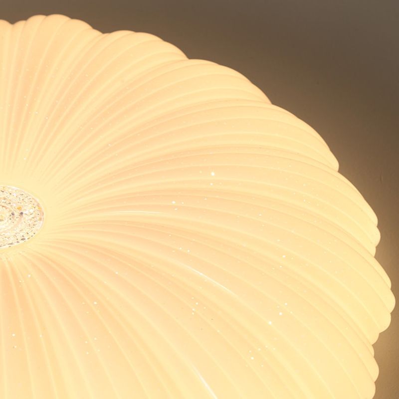 Round LED Ceiling Light Modern Ceiling Mount Light with Acrylic Shade for Kid's Room