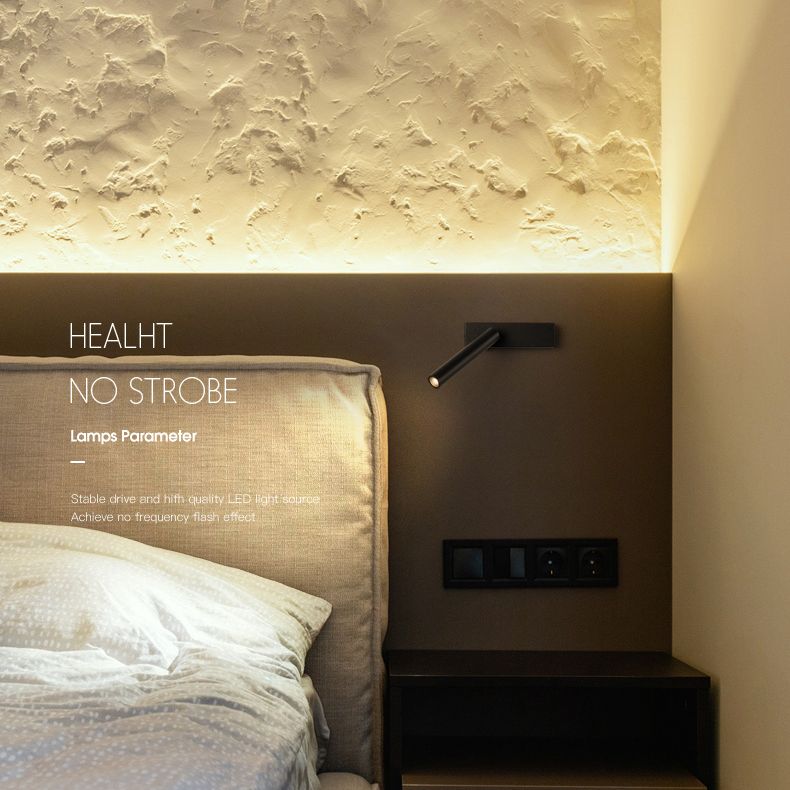 1 Light Wall Lighting Fixtures Minimalistic Wall Mounted Light Fixture for Bedside