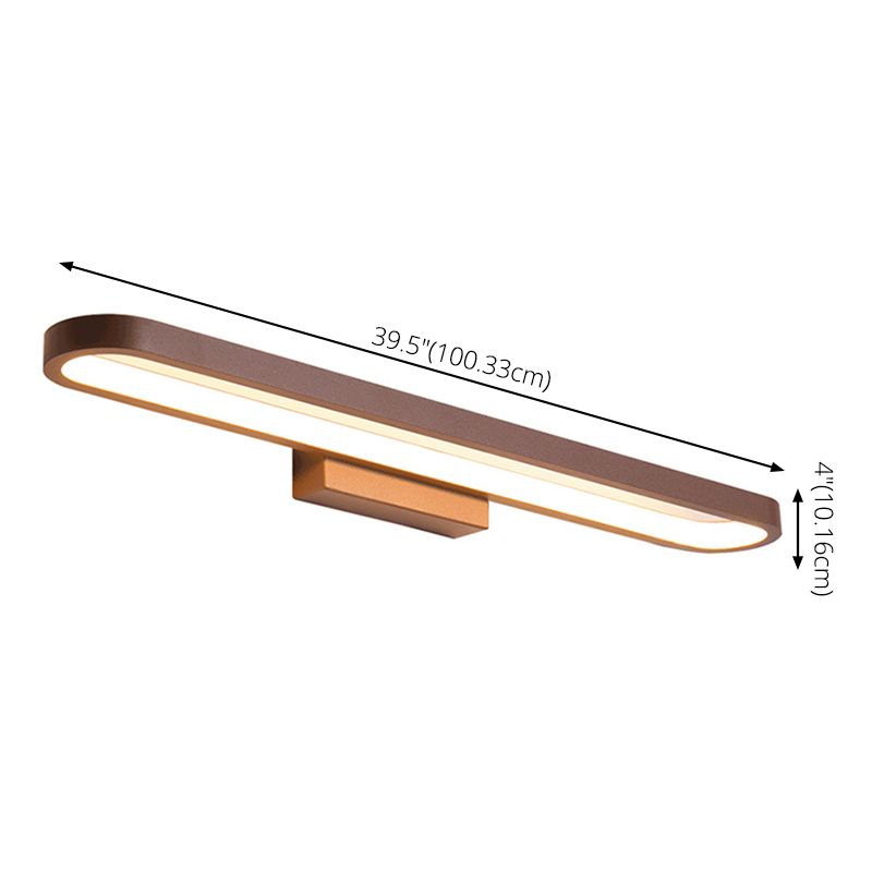 Modern Minimalist Style Rectangular Vanity Wall Lights Acrylic Single Vanity Lamp