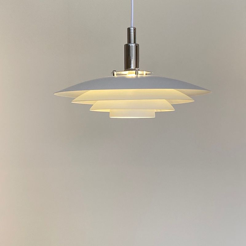 Lámpara colgante de metal ligero colgante contemporáneo para sala de estar en el salón