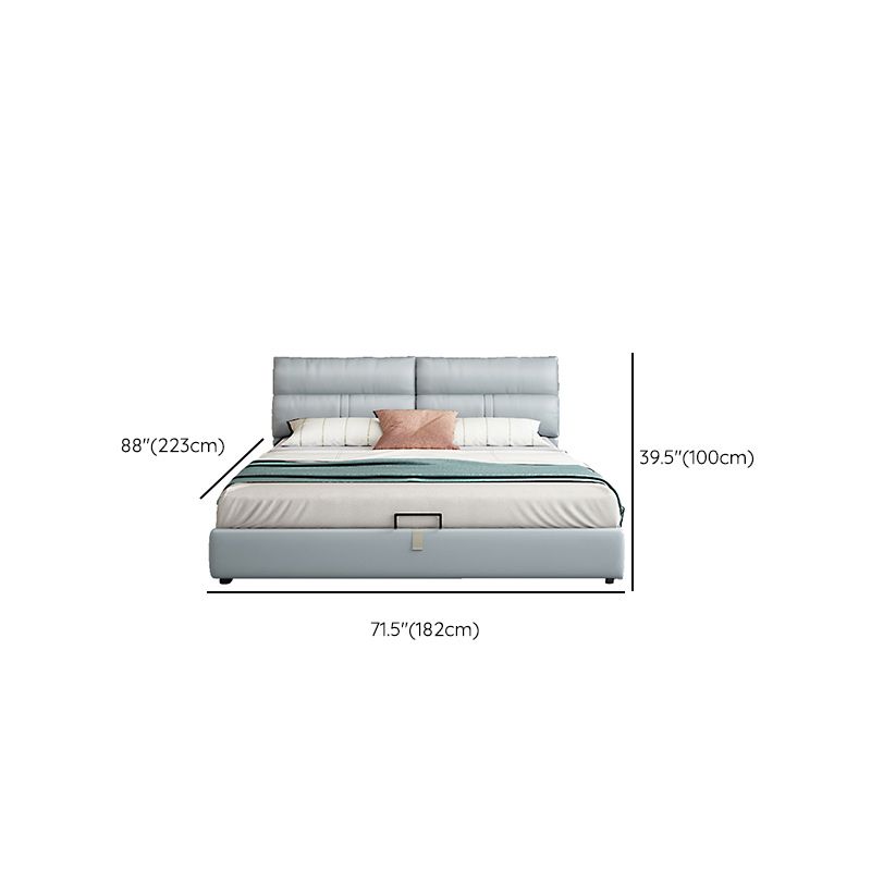 Mattress Included Platform Bed Frame Upholstered Headboard Platform Bed